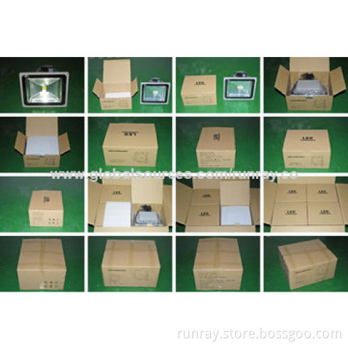 50W Motion Sensor LED Floodlight, 85-265V AC, Bridgelux 45 x 45-mil Chip, 110lm/W, Aluminum Housing